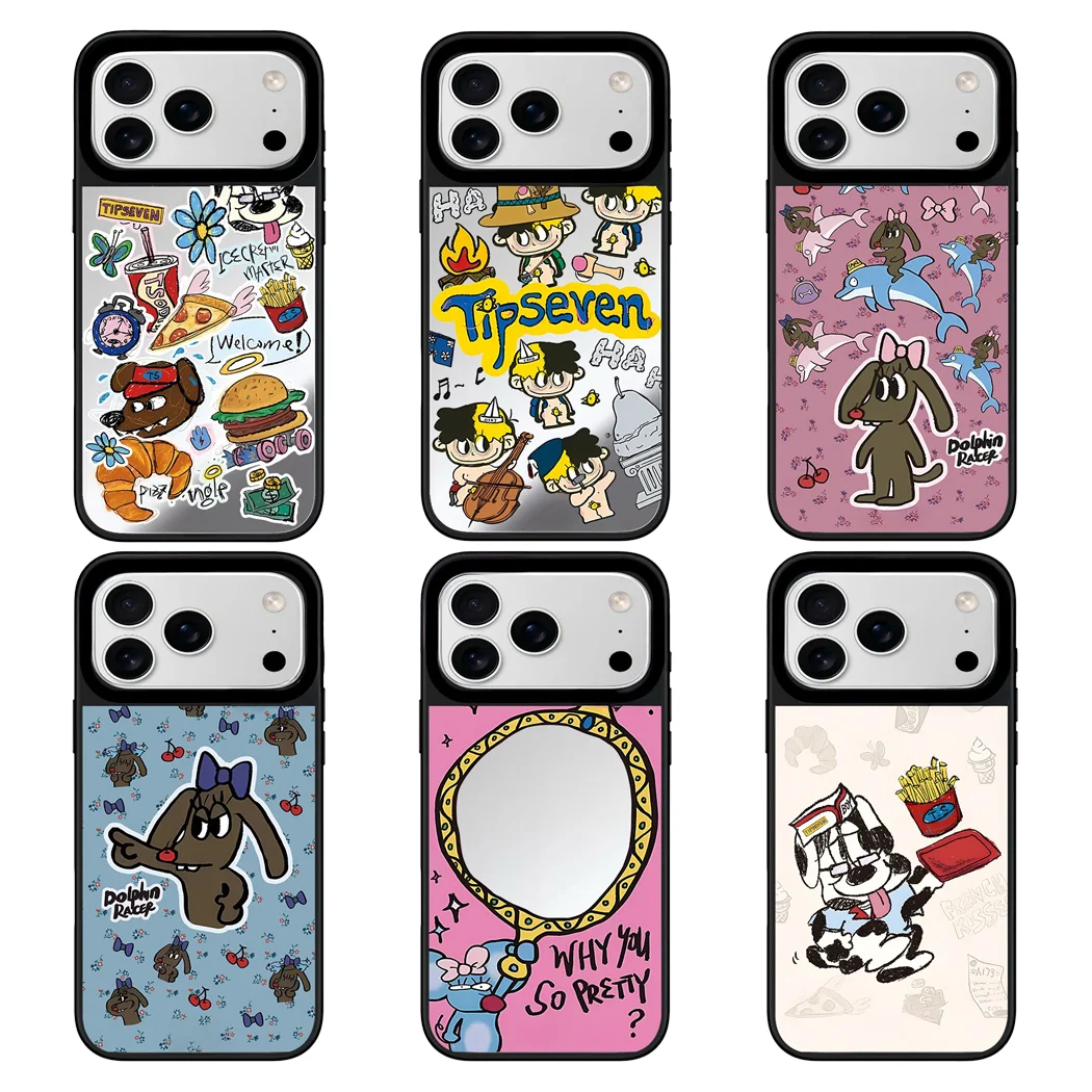 

Why You So Pretty Mirror Surface Magnetic Phone Case Cover for IPhone 12 13 14 15 16 17 Pro Max Case for IPhone 17 Air