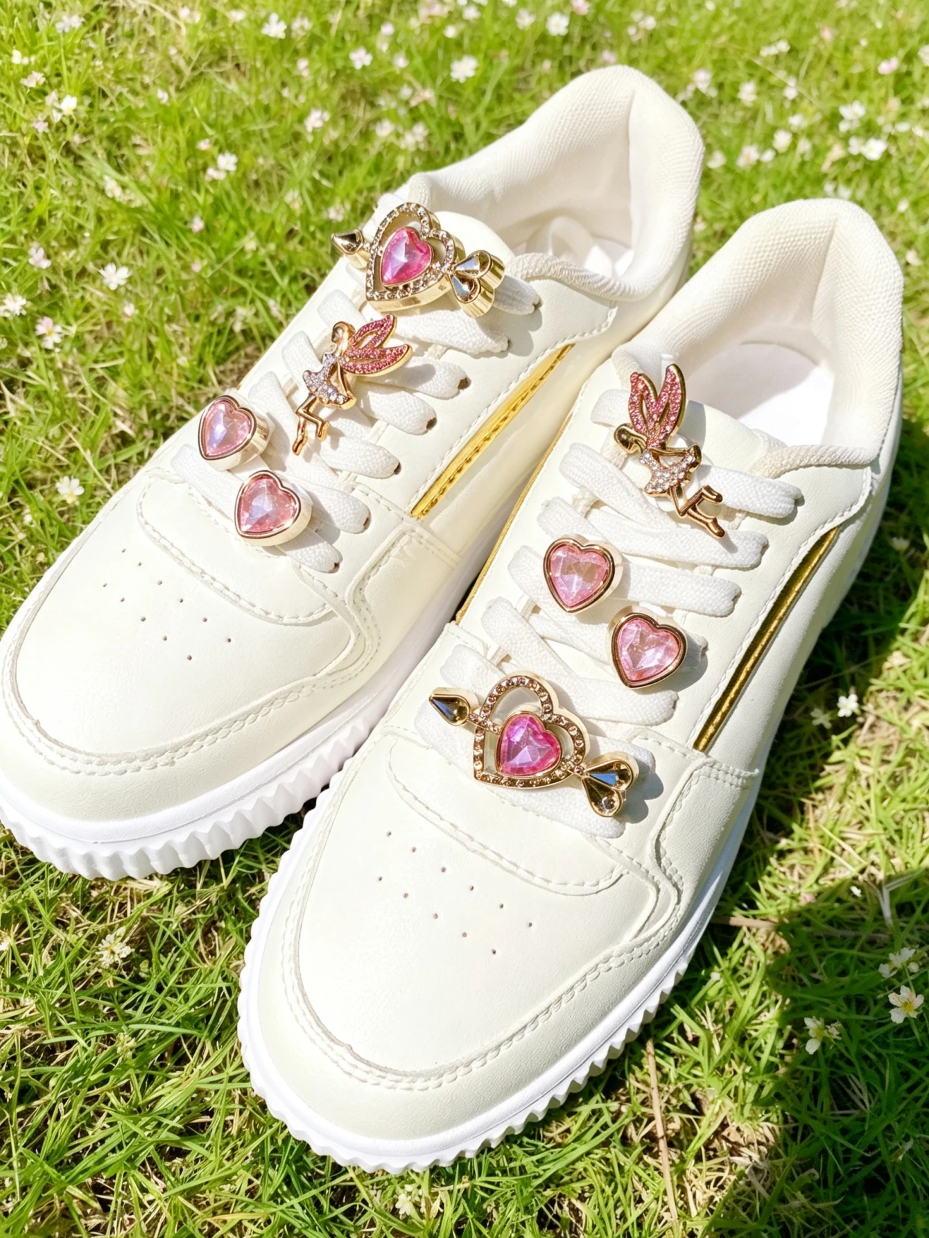 8-piece shoe decoration DIY casual shoe decoration - An interesting and versatile way to personalize your footwear