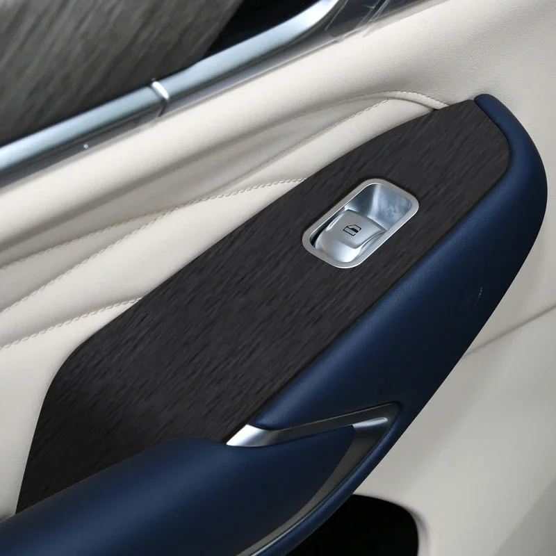 

Car Carbon Interior Sticker Lifting Window Panel Decal For GWM TANK 500 2023-2026 LHD Gear Inner Door Protective Film Accessory