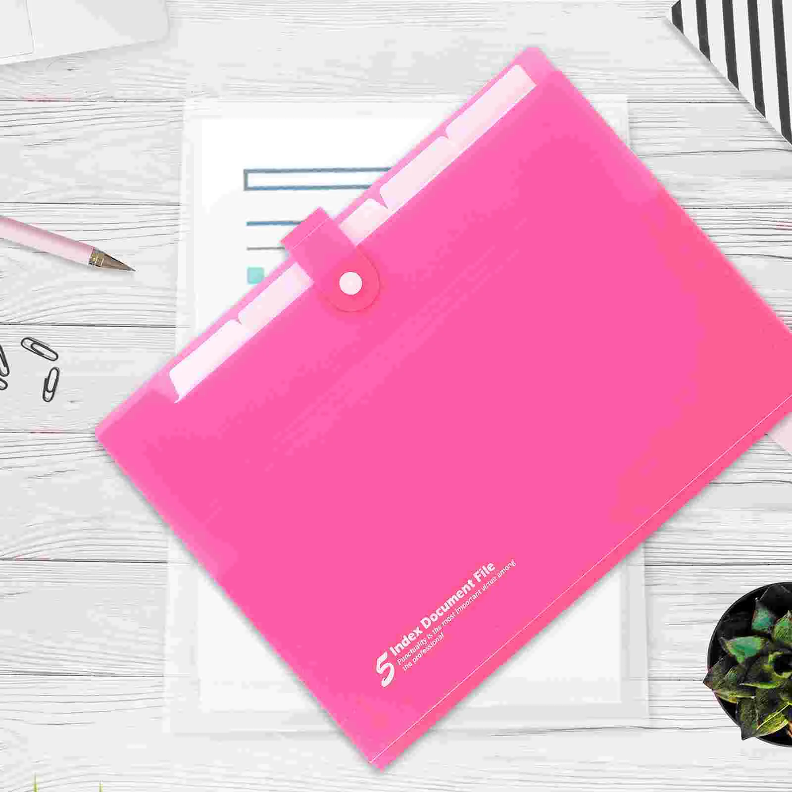 Multi-layered Organ Folder Paper Organizer Legal Size Folders for Documents Storage File Bag