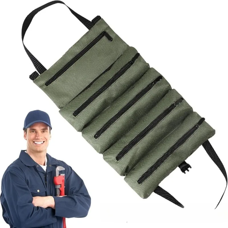 Tool Bag Backpack Electricista Hardware Handheld Storage Organizador Multi Functional Adjustable Pocket Strong Magnetic Repair