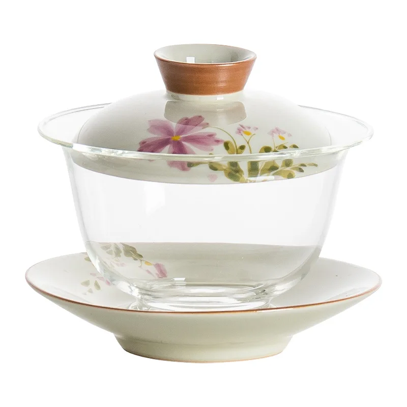 

Ceramic Kung Fu Tea Set Tea Bowl with Lid