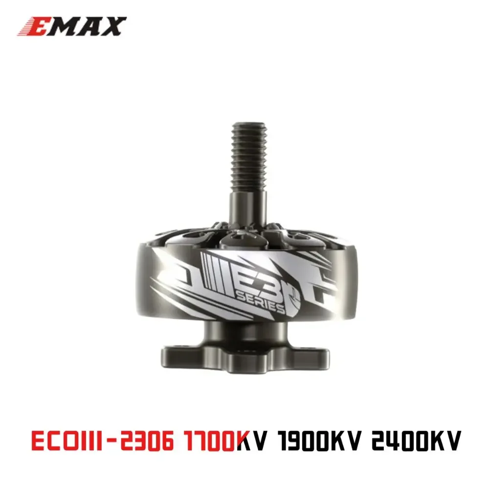 

EMAX ECOIII 2306 1700KV 1900KV 3-6S / 2400KV 3-4S Brushless Motor 4mm Shaft for FPV Racing Drones Accessories RC