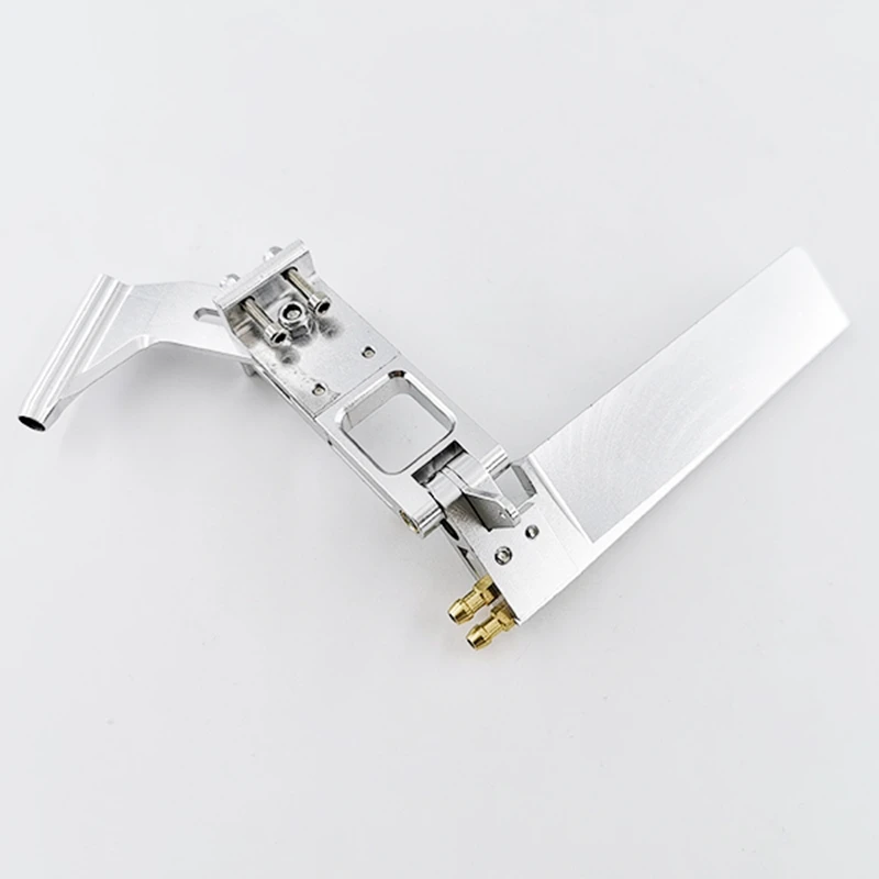 

FBIL-1PC Brushless 110Mm Water Absorbing Rudder Aluminum Suction Steering Rudders+Tail 4Mm Shaft Bracket For CAT RC Jet Boats Pa