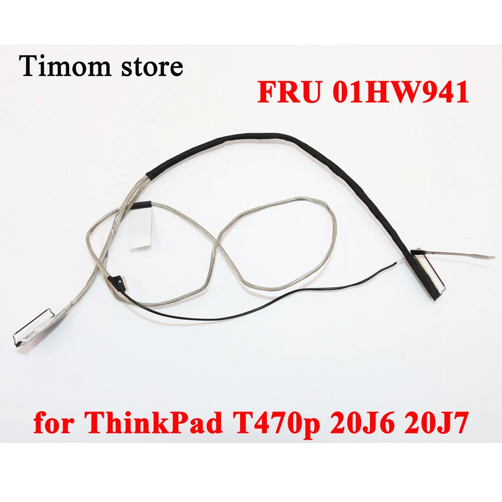 

01HW941 for ThinkPad T470p 20J6 20J7 Laptop LCD Screen Touch Cable EDP 40pins LCD LED LVDS Video Flex Cable