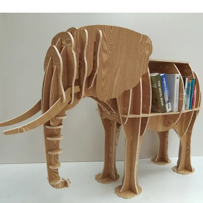 Creative Desk Elephant Decor Bookshelf Animal Modeling Shelving Kindergarten Soft Outfit Decoration Window Model Room Decoration