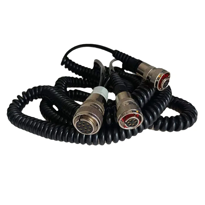 Imagen 6: Cable adaptador divisor de línea para viga de equilibrio en dos, cable de alimentación, accesorios para pavimentadora de viga de equilibrio de 36 vigas.