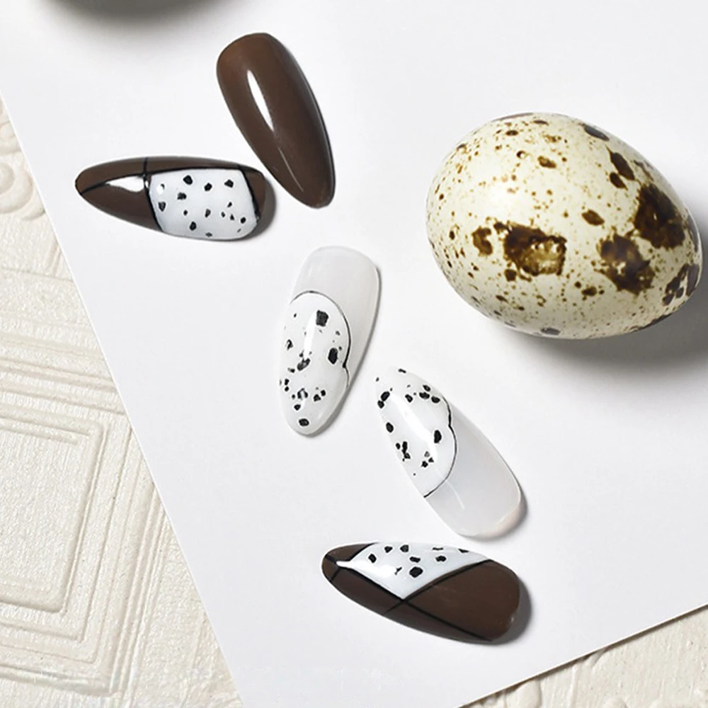 Safety And Environmental Protection Eggshell Nail Polish Lasting Quail Egg Shell Glue Easy To Remove Small Eggshell Glue Uv Gel