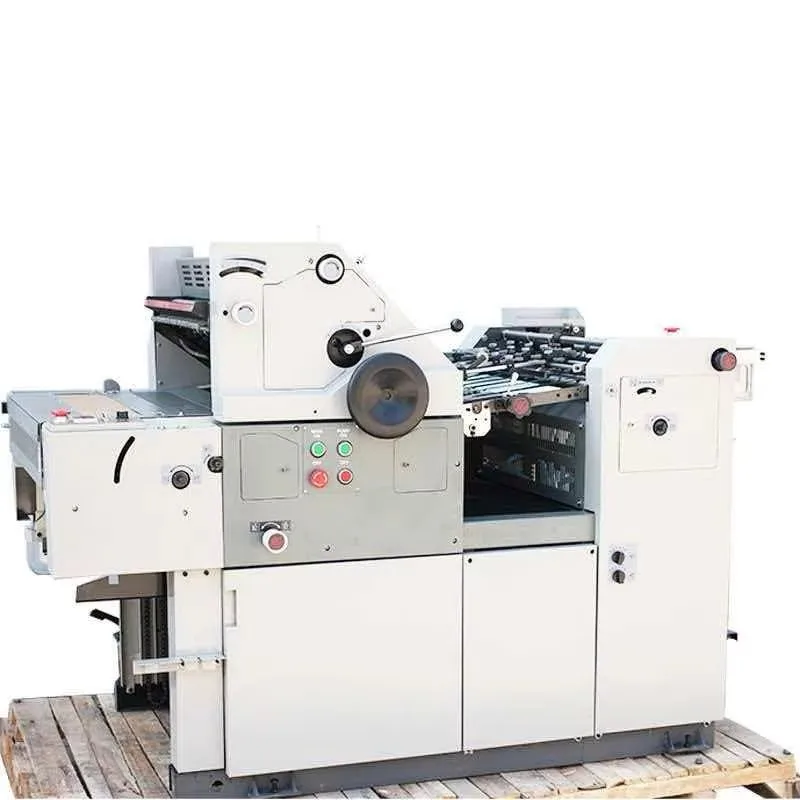 Cost-effective manual feed offset press for small business printing of envelopes, flyers, brochures, etc