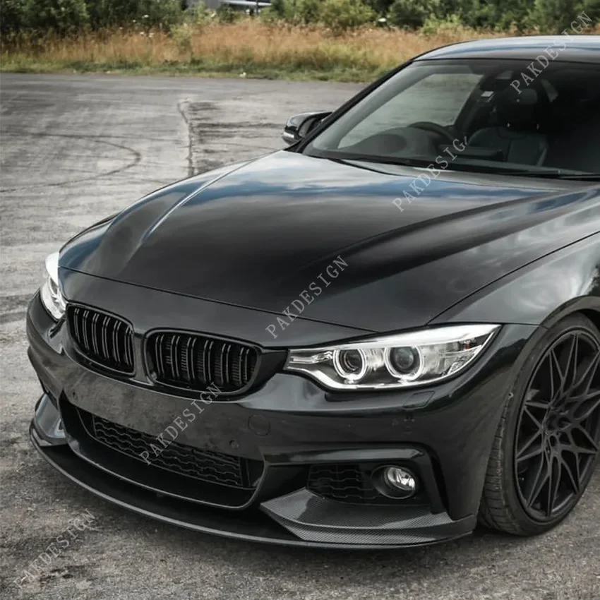 MP Style Front Bumper Lip Spoiler Splitter Diffuser Guard Body Kit For BMW F32 F33 F36 420i 430i 420d M440i 2014-2020 M-Sport 