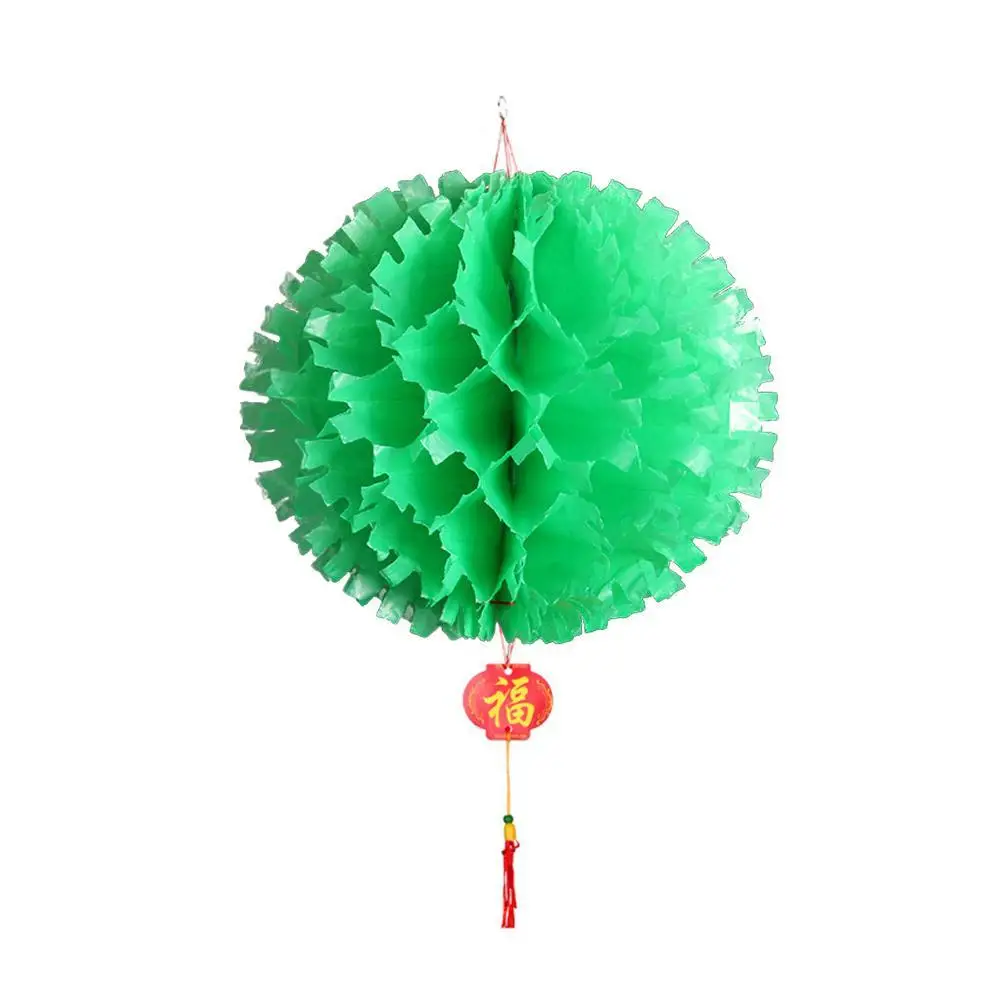 Lanterne di carta colorate decorate per il Festival di primavera per la decorazione del capodanno cinese 2024 appendere la lanterna impermeabile del Festival U3g2