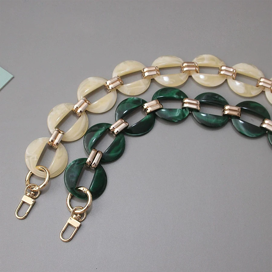 

Акриловая сменная съемная сумка-цепочка с ремешком, кошелек, сумка, ремни, цветная сумка из смолы, сумка на плечо, аксессуары для сумок «сделай сам», Decorati