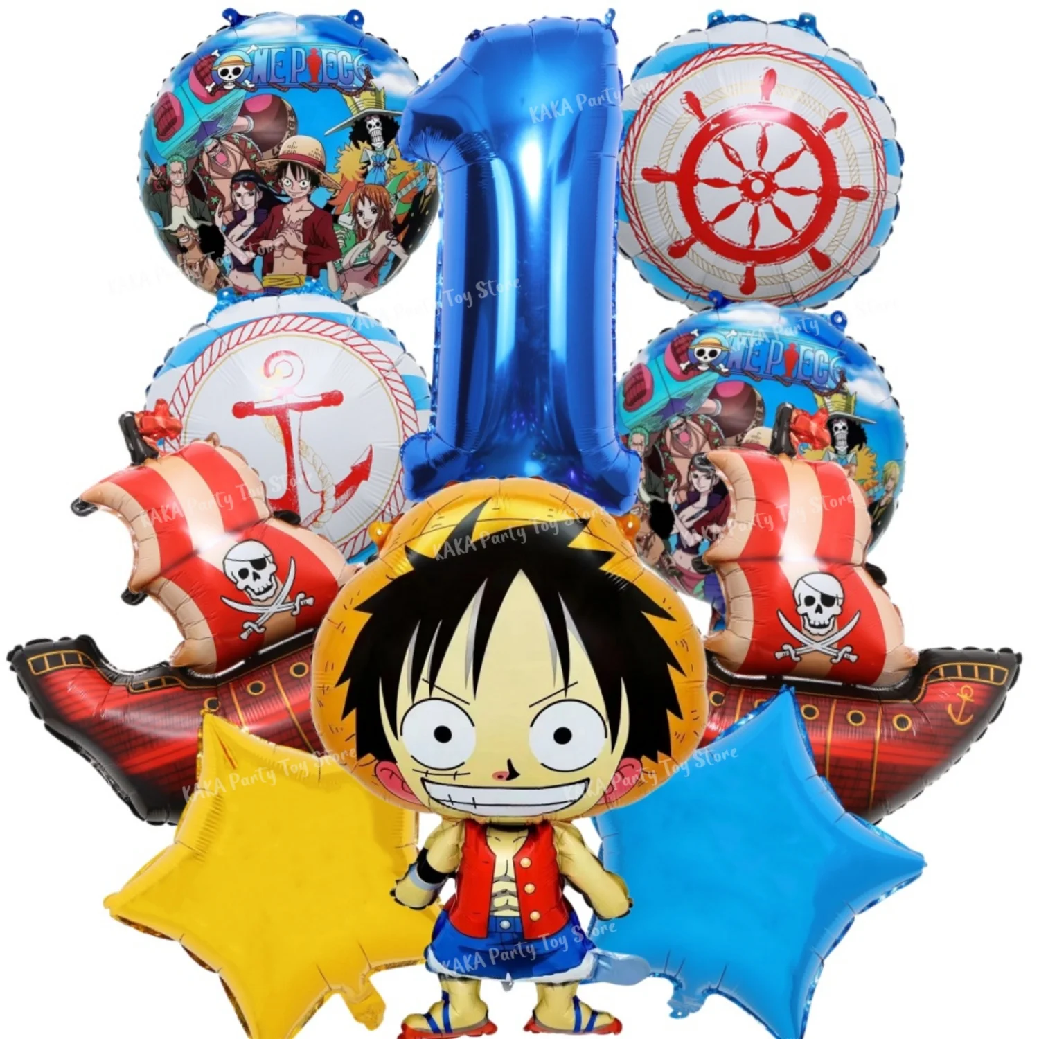 Einteiliges 32-Zoll-Zahlen-Folienballon-Set für Babypartys, Jungen-Geburtstagsfeiern, Dekorationen, Kinderspielzeug, Geschenke, Luftballons