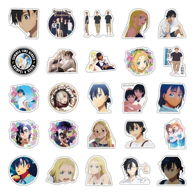 10/25/50Pcs Summer Time Rendering  Anime Stickers CartoonGraffiti Waterproof Sticker Kid Toy