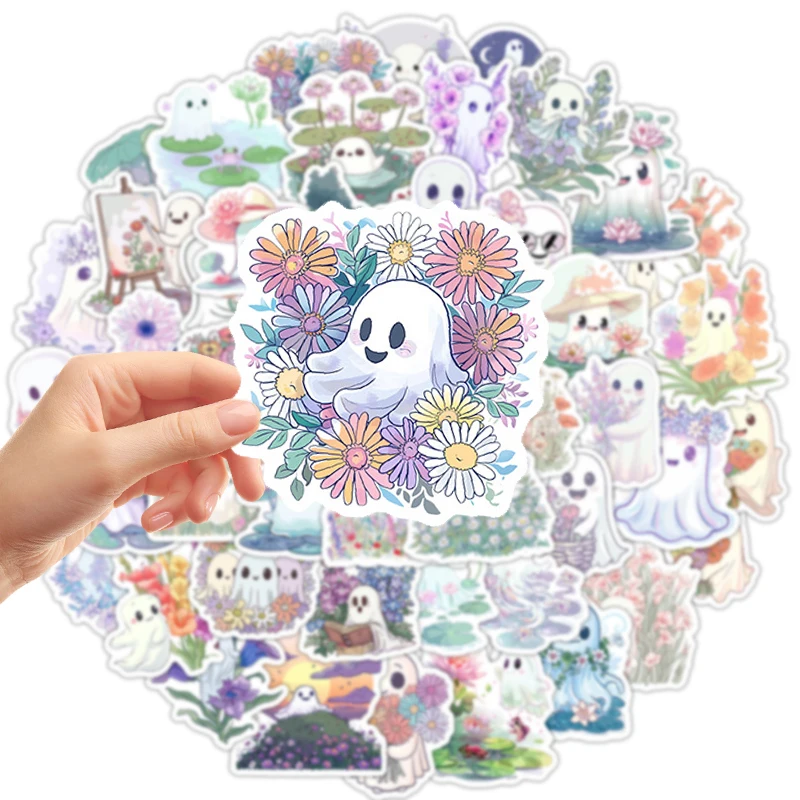 50PCS Halloween Gho… - image