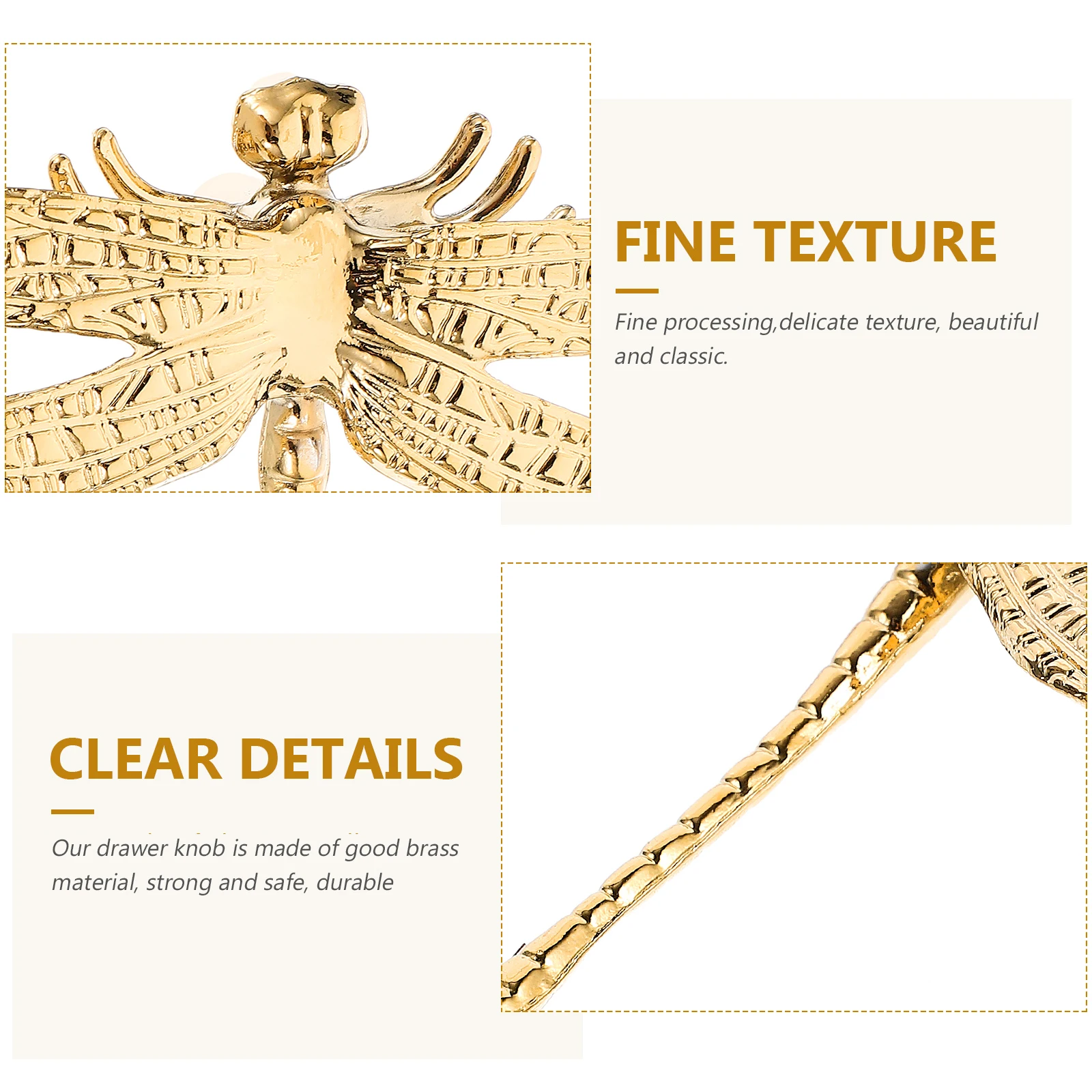 

Brass Cabinet Knob 79mm Dragonfly Drawer Pull Hardware Wardrobe Kitchen Cupboard Renovation Accessories