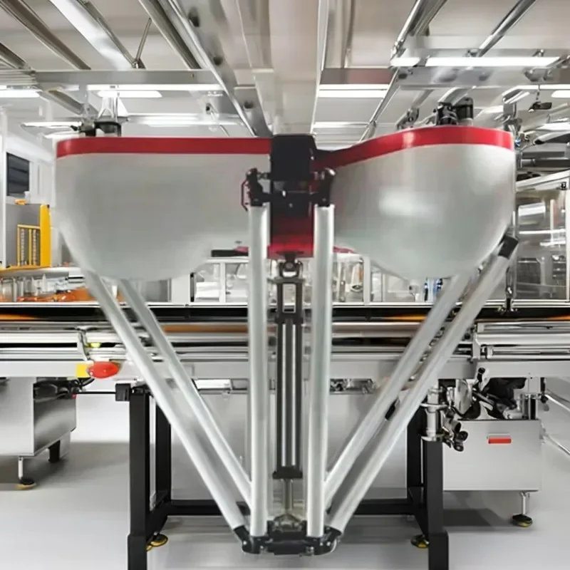 Automatic Pickup Pallet Packaging Mechanical Arm Palletizing Manipulator Delta Parallel Robot for Food Carton Packaging