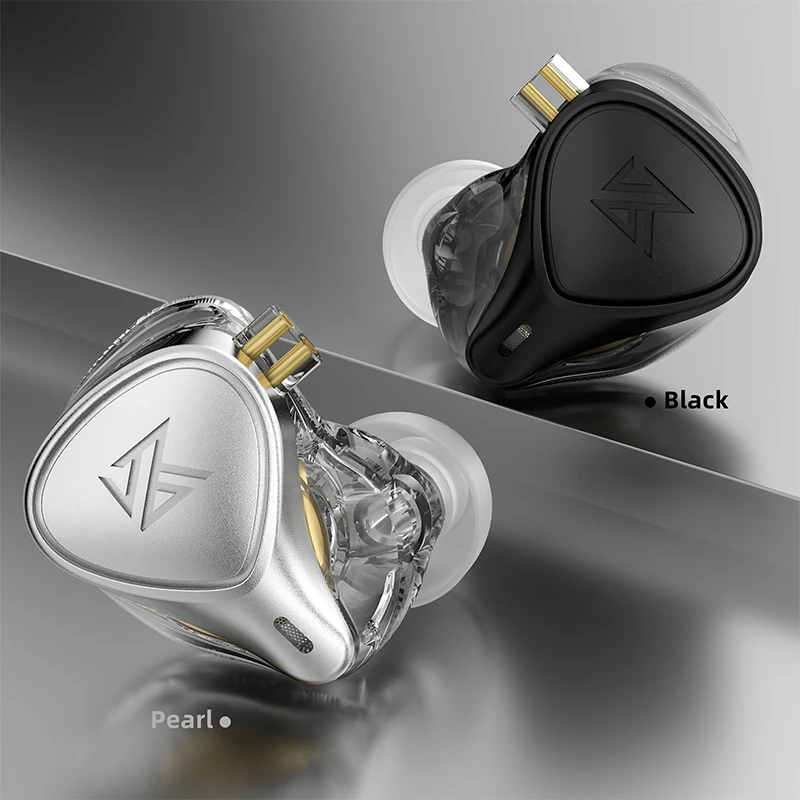 KZ-ZEX PRO Static Coil Iron Hybrid In Ear Earphones Metal Wired Strap Microphone HIFI Music Game Universal