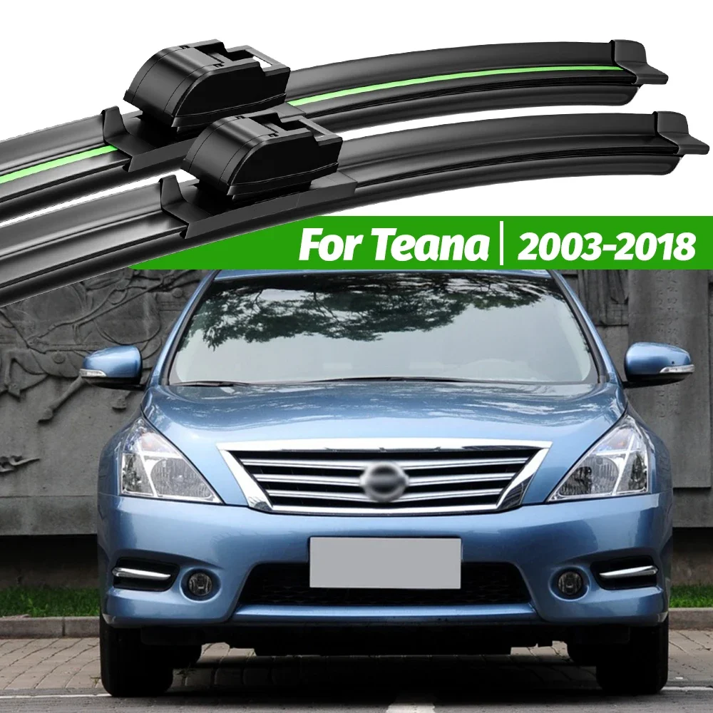 

For Nissan Teana J31 J32 J33 2003-2018 2pcs Front Windshield Wiper Blades 2004 2008 2013 2016 Windscreen Window Accessories