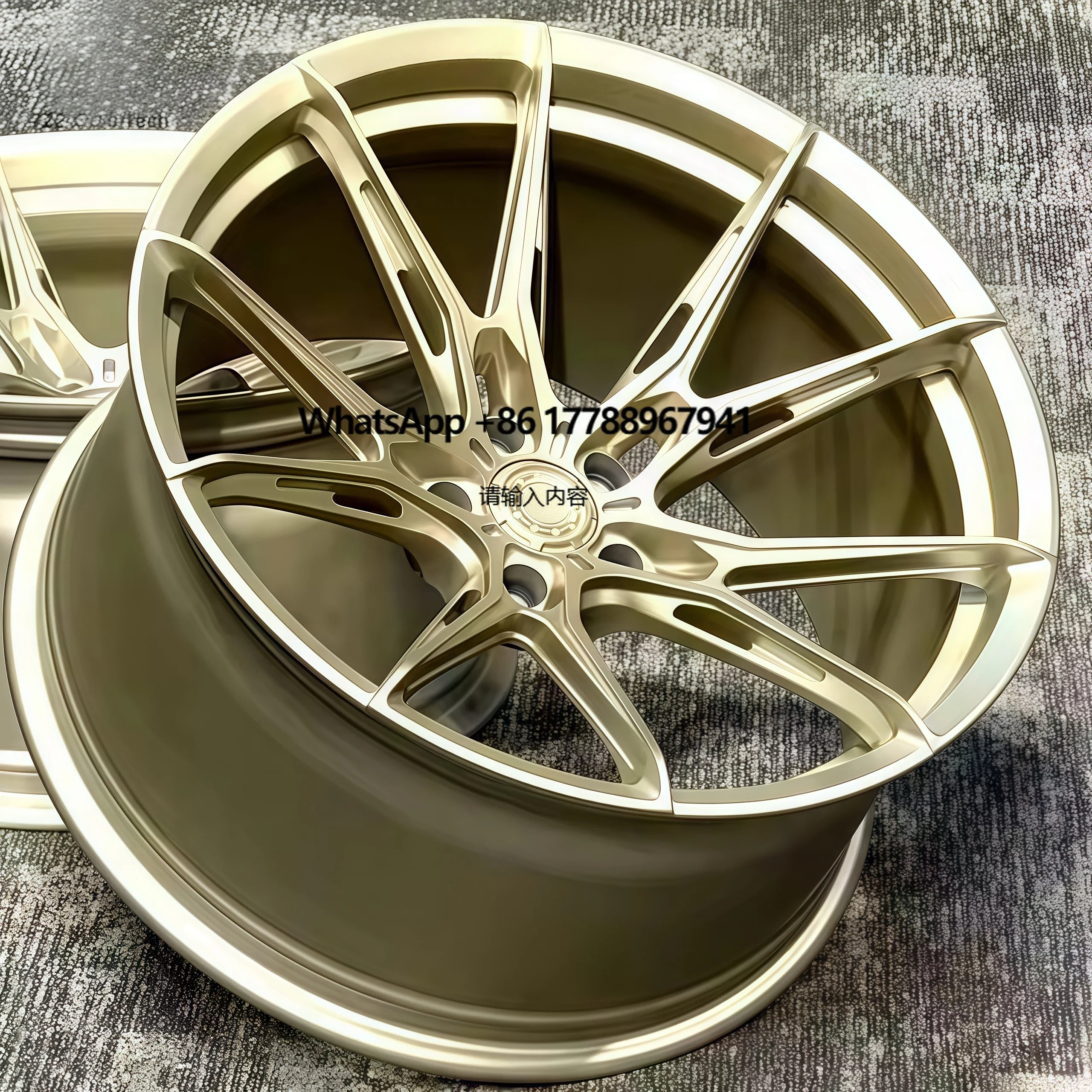 

High Quality Forged Sports Car Concave Design Multi-Spoke Wheel Polished 17-24 Inch Passenger Coupe for Porsche 711 18 19 20 21