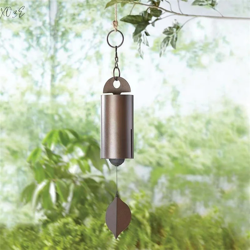 Vintage Metal Heroic Windbell Wind Chimes Deep Resonance Serenity Bell For Outdoor Home Garden Courtyard Decoration Home Decor