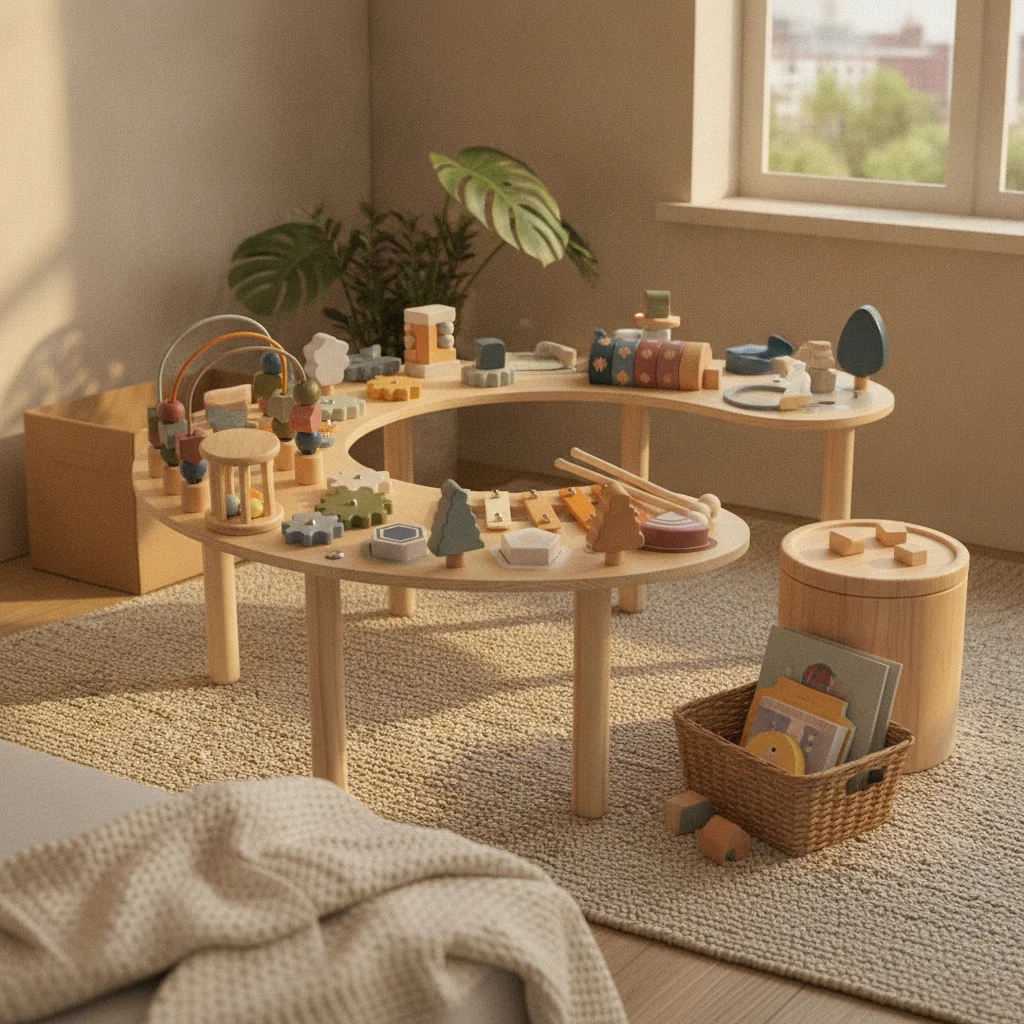 moon-shaped-activity-table-light-natural-wood-wooden-activity-table-fine-motor-skills-screenunplugged-for-children