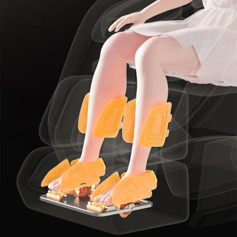 JR-V7 Luxus Intelligente 4D Stretching Massage Stuhl Automatische Schwerelosigkeit Heizung Massage Stuhl Mit Bluetooth Musik