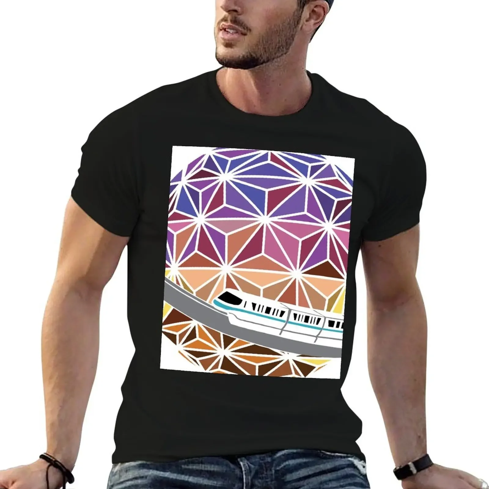 

Spaceship Saturn With Teal Monorail T-Shirt quick drying for a boy Louboutins man t shirt shirts men