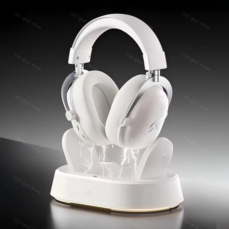 MCHOSE V9 Turbo + Draadloze Gaming Headset 2000mAh Lange Levensduur Batterij met Magnetische RGB Oplaaddock 2.4g Lage Latency Verbinding