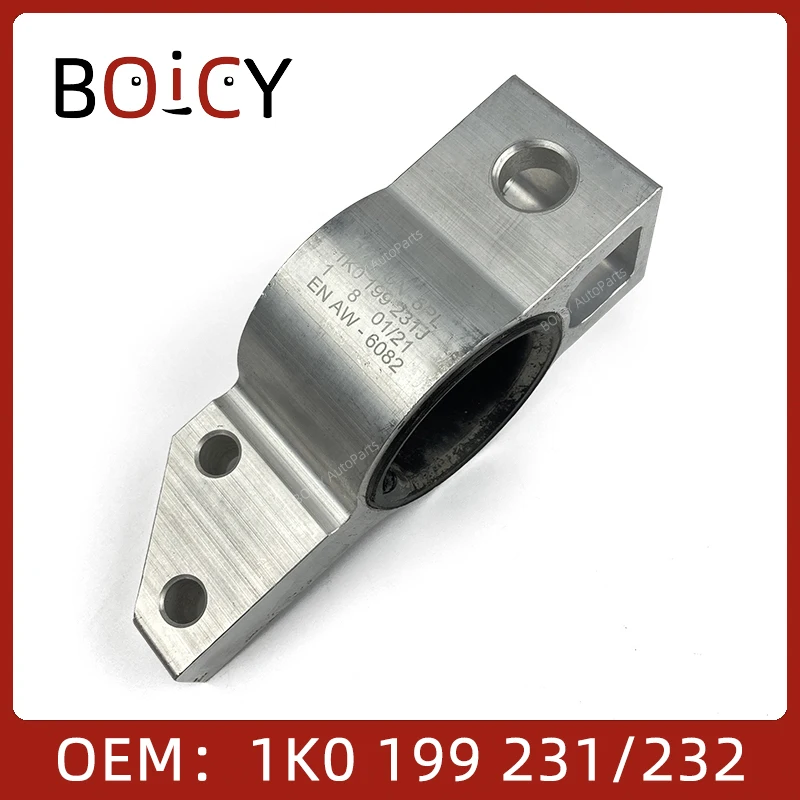 BOICY 1Pc Triangular Control Arm Bushing Bearing Bracket for Touran Beetle Golf Jetta Caddy A3/S3 Octivia 1K0199231 1K0199232