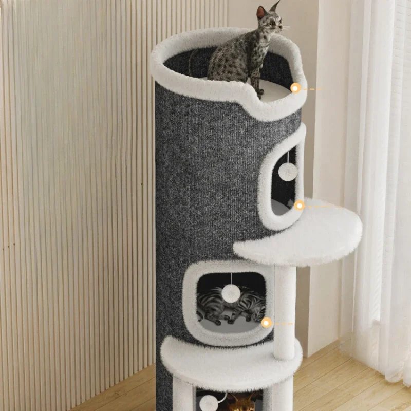 Nest Toys Cat Scrapers Tree Tower Claw Sharpener Shelf Climbing Cat Scrapers Cute Board Drapak Dla Kota Cat Supplies