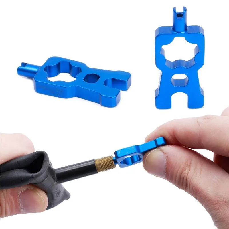 4 IN 1 Portable Bicycle Valve Wrench Multifunction Schrader/Presta Valve Core Disassembly Installation Tools For MTB Road Bike