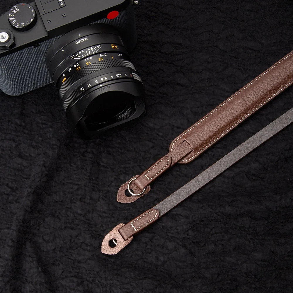 Genuine Leather Shoulder Strap Sling Belt for Leica Fuji Sony Nikon DSL DSLR Camera 100cm Universal Leather Camera Neck Strap