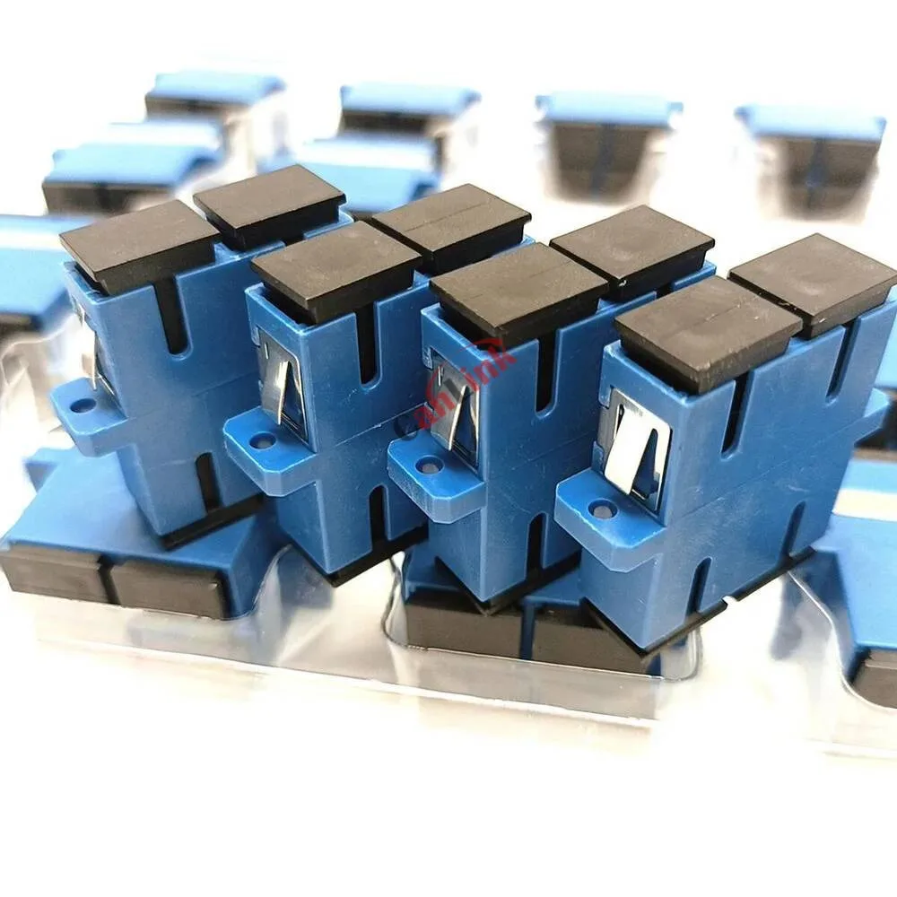 

Волоконно-оптические фланцевые кабельные соединители SM Fiber Simplex Ftth SC-SC/UPC Дуплексный SM Оптический адаптер Фланцевый адаптер Волоконная муфта FTTH