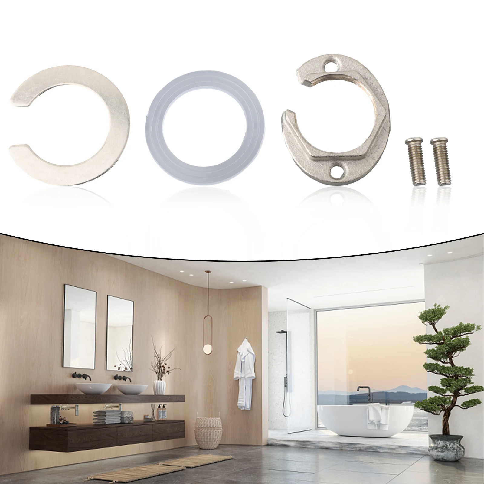 Kit de fijación de grifo adaptador, grifo de cocina, piezas de perno M8, llave de placa, accesorios de 32 Mm, herramienta de engrosamiento, arandela práctica