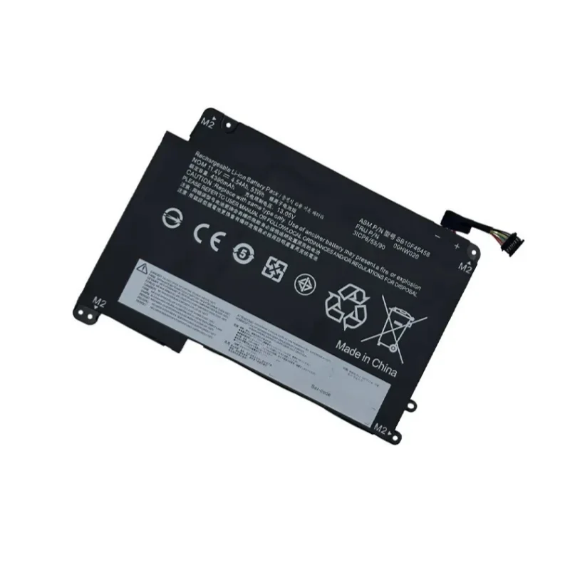 11.4V 53Wh New 00HW020 SB10F46458 Laptop Battery for Lenovo ThinkPad Yoga 460 20EL 20EM P40 Yoga 20GQ 20GR 00HW021 SB10F46459