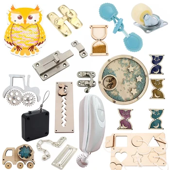 אביזרים לוח עמוס צעצוע צורה צעצוע שעון טרקטור שעון זכוכית טרקטור montessori משחק חינוכי צעצוע פיתוח אינטלקטואלי