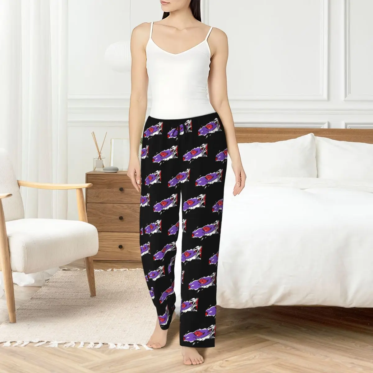 

Custom Womens G-Gengares Pajama Pants Print Cartoons Sleep Sleepwear Bottoms with Pockets