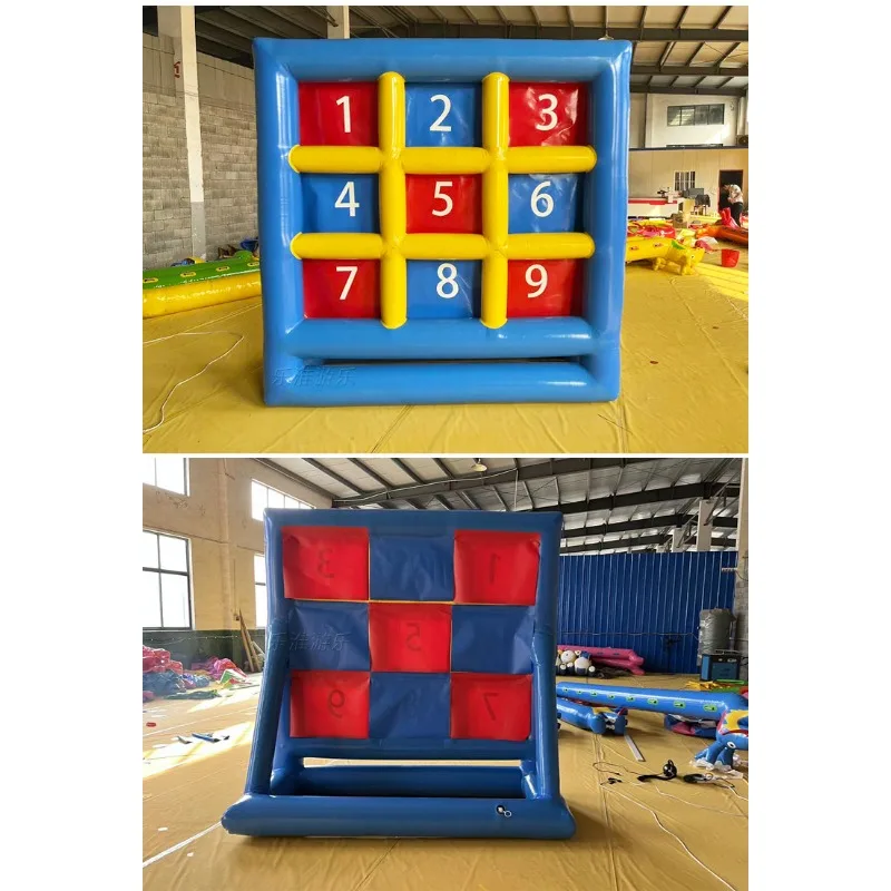 New Nine-grid Yard Inflatable Football Dartboard Soccer Shooting Sporting Game Soccer Dart Board for Adults Kids