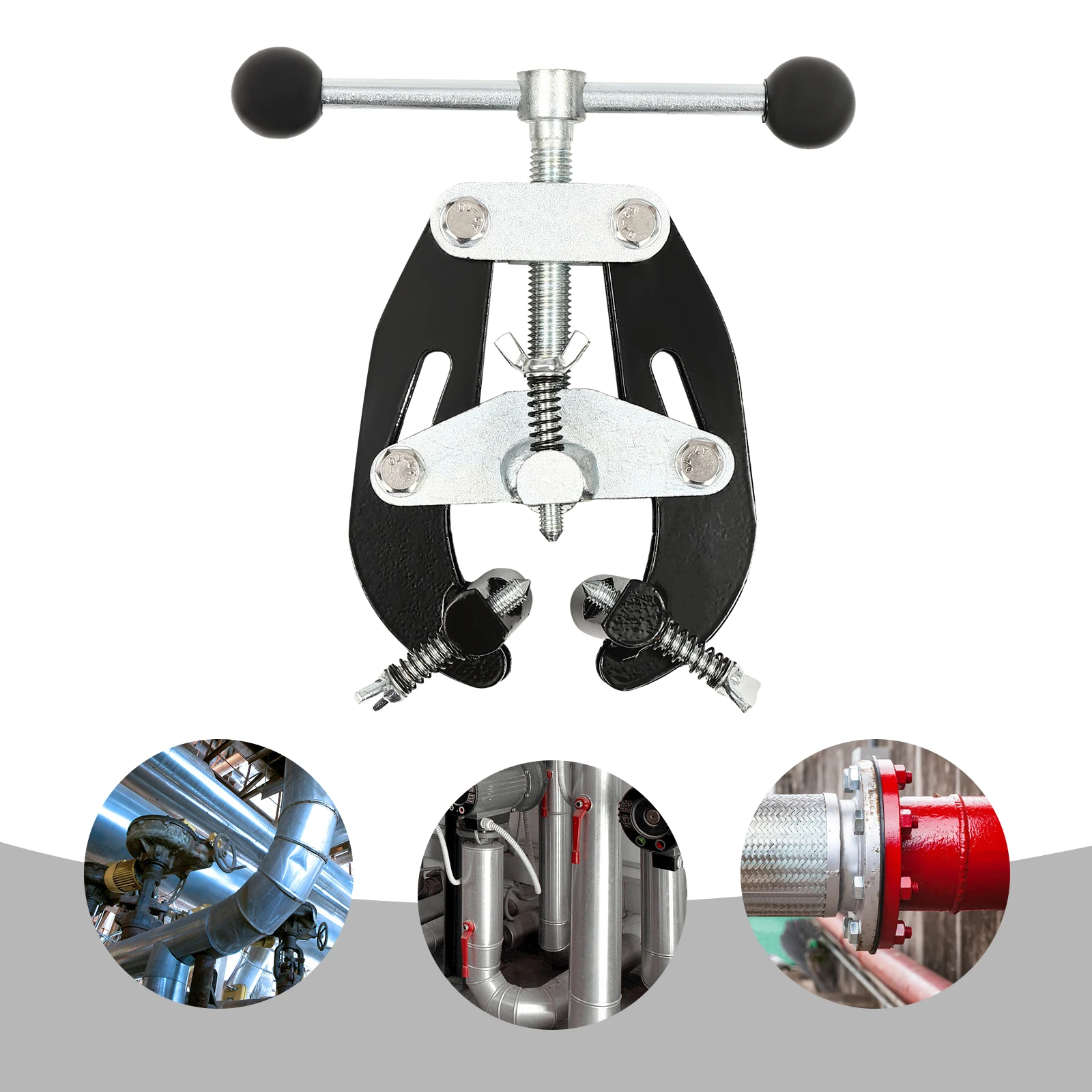 

1-2.5in Heavy Duty Pipe Clamp Steel Alignment Ultra Clamping Clip for Construction, Agriculture, Machinery