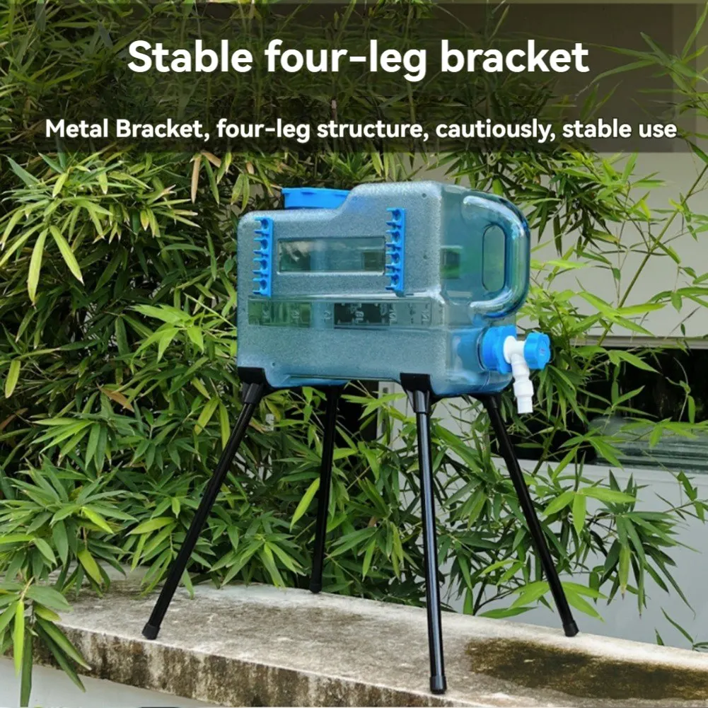 

Anti-Slip Camping Bucket Stands Water Cooler Holder For Camping Hiking,Light Weight Fridge Ice Box Holder Kit