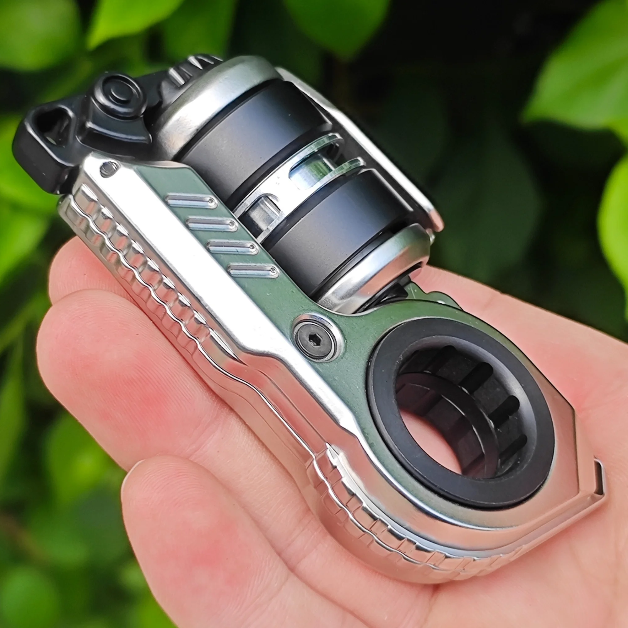 EDC Fidget Sliders Fidget-Spielzeuge Stimmgabel Magnetisches Push-Ei Mechanische Ratsche Knackiger Klang Cyber Core Multifunktionale Spielzeuge