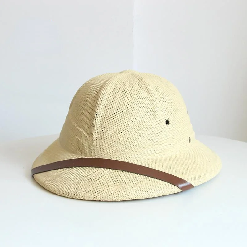 Sombrero del Ejército de la guerra de Vietnam para hombre y mujer, sombrero de paja de explorador británico, sombreros de Sol de pescador, gorra de