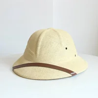 Sombrero del ejército de la guerra de Vietnam para hombre y mujer, casco de paja de explorador británico, sombreros para el sol, gorra Unisex para mineros de la jungla, moda de 2021