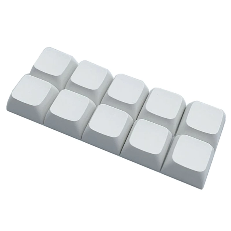 Customized PBT Blank Keycaps XDA Profile 1U Height Not Print Key Cover Replacement for DIY Mechanical Keyboard