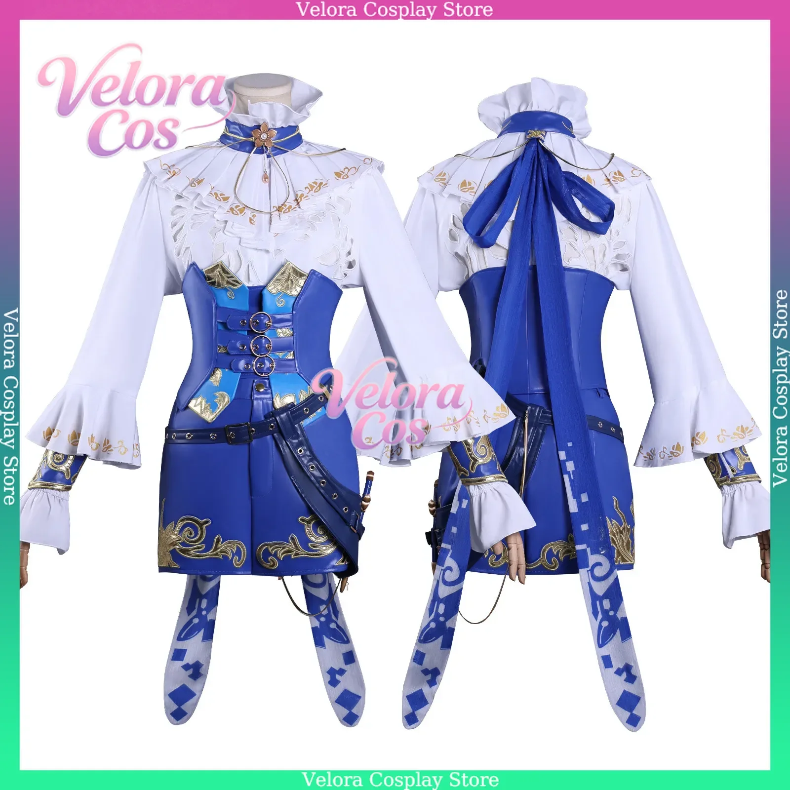 Identity Cheerleader Silhouette Skin Full Cosplay Costume Complete Outfit With All Accessories Game Uniform For Anime Conventi