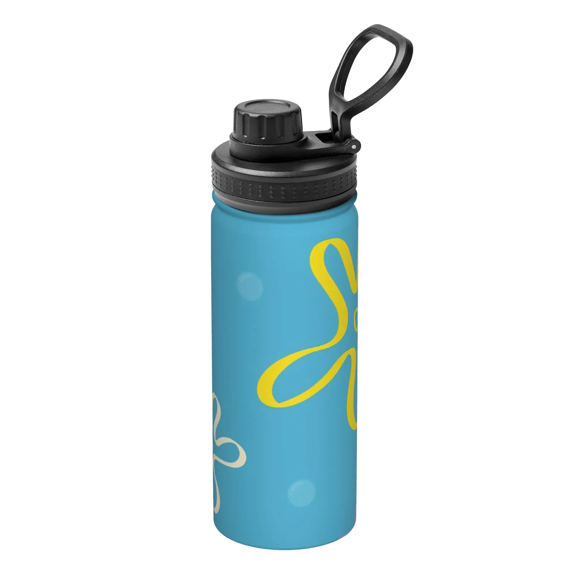 Spongebobs Cartoon 18OZ Sports Insulated Kettle Thermal Cup Vacuum Flask School Mug Water Bottle