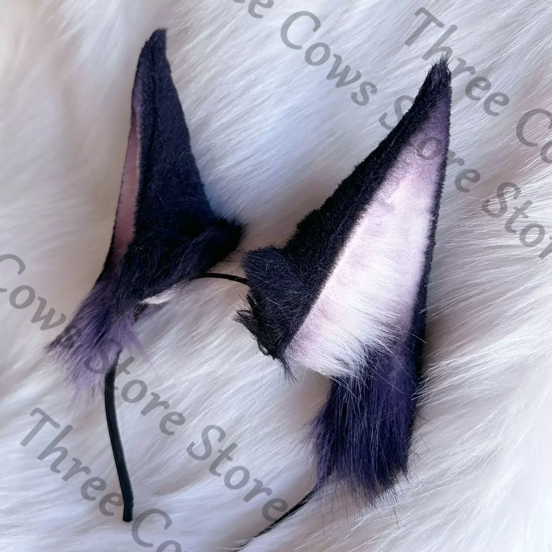 arknights-suzuran-cosplay-anime-orejas-de-animal-hechas-a-mano-accesorios-para-el-cabello-tocado-disfraz-convenio-de-halloween-ambitus