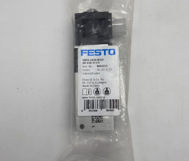 New original FESTO solenoid valve VUVS-LK20-M32C-AD-G18-1C1-S 8043213 VUVS-LK20-B52-D-G18-1C1-S 8043215