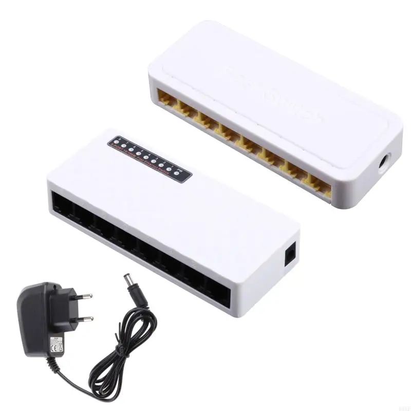 สวิตช์เครือข่าย B0KF 8 พอร์ต, ตัวเลือกตัวแยกสวิตช์เครือข่าย RJ45, โลหะสำหรับเชลล์